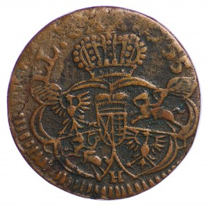 August III Sas, Pfennig 1755 H