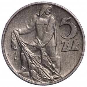 5 złotych 1959, Rybak