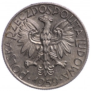 5 złotych 1959, Rybak