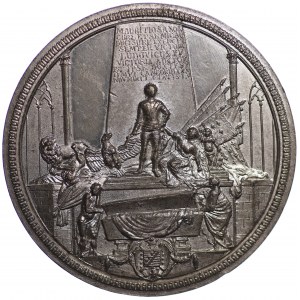 Kurlandia, Maurycy Saski, medal pośmiertny 1750