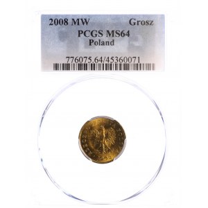 2 Pfennige 2008 - PCGS MS64