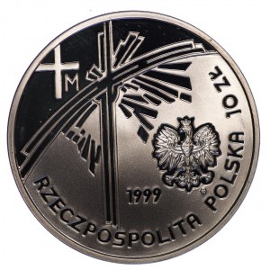 10 złotych Jan Paweł II Papież Pielgrzym 1999