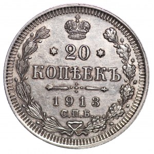 Russland, 20 Kopeken 1913