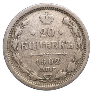 Russland, 20 Kopeken 1902