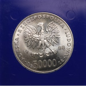 50000 złotych 1988, Piłsudski