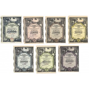 Coal Industry Society of Poland - 7 pieces 1921/1923