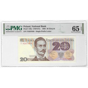 20 złotych 1982, seria T - PMG 65 EPQ