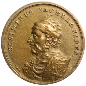 Medaila z kráľovskej suity Kazimíra IV Jagelovského - odliata z mosadze ?