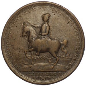 Německo, Prusko, pamětní medaile k bitvě u Rossbachu a Lutyně 1757