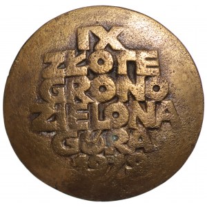 Medal IX Złote Grono Zielona Góra 1979