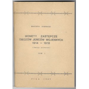 Bogumił Sikorski, Monety zastępcze obozów jeńców wojennych 1914-1918, Piła 1989