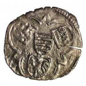 Węgry, Albert 1437-1439 , denar K-P - piękna, mennicza