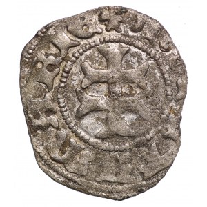 Hungary, Maria of Andegavia (1382-1395), denarius, lilies