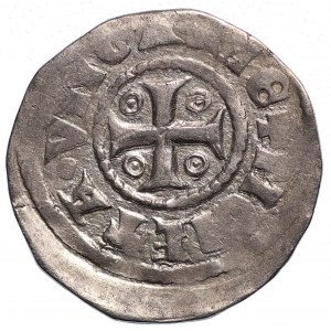 Maďarsko, Štefan V. 1245/1270-1272, denár - vzácny v tomto stave
