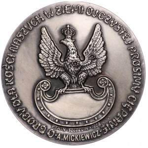 Medal, Ostaszków - Kozielsk - Starobielsk - Katyń , PTAiN Szczecin 1988