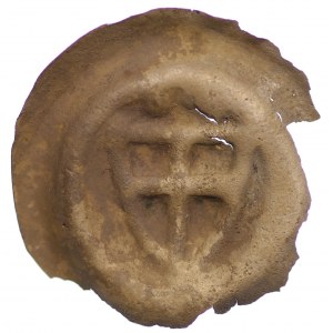 Teutonic Order, Brakteat - Shield with cross