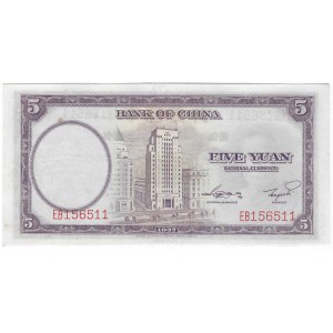 Chiny, 5 Yuan 1937