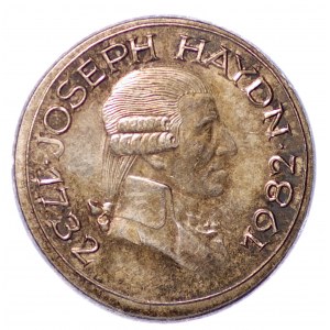 Medaila, Joseph Haydn 1982, striebro