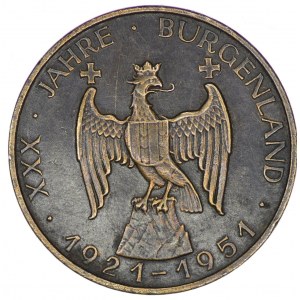 Medaille Österreich, XXX Jahre Burgenland