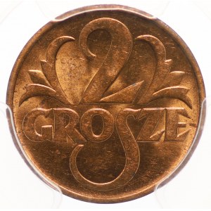 2 grosze 1938 - PCGS MS 63 RB