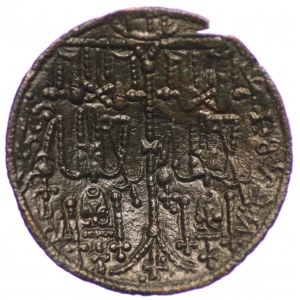 Węgry, Bela III, 1172-1196 Pieniadz miedziany, styl Bizantyjski