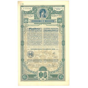 Rakúsko, 200 korún 1917
