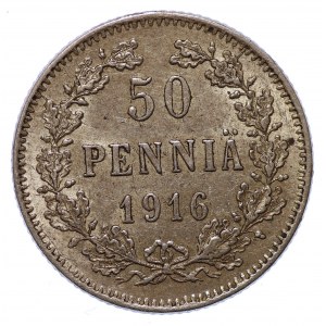Finnland, 50 Pennia 1916