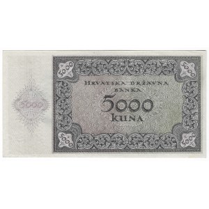 Chorwacja, 5000 Kuna 1943, seria W