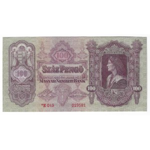 Ungarn, 100 Pengo 1930, Serie *E