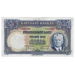 Łotwa, 50 łat 1934
