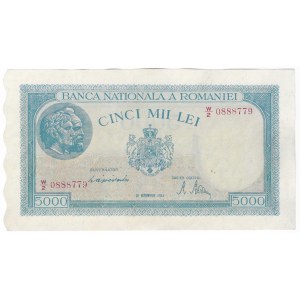 Rumunia, 5.000 lei 1944