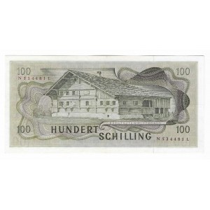 Austria, 100 schilling 1969