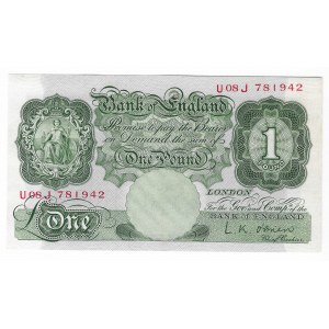 Vereinigtes Königreich, 1 Pfund 1950-1960