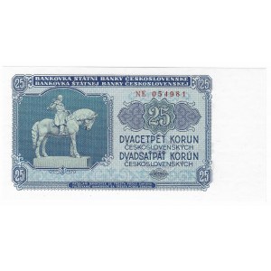 Czechosłowacja, 25 koron 1953