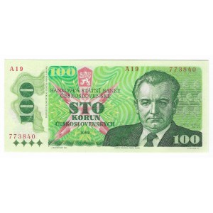 Czechoslovakia, 100 crowns 1989