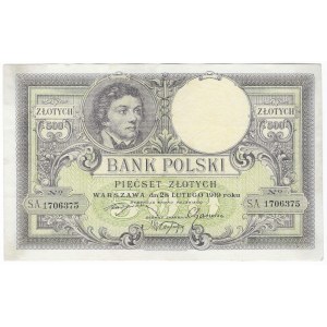 500 Zloty 1919, Serie SA