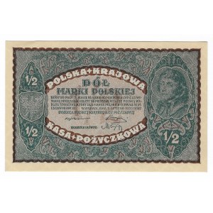 1/2 der polnischen Mark 1919