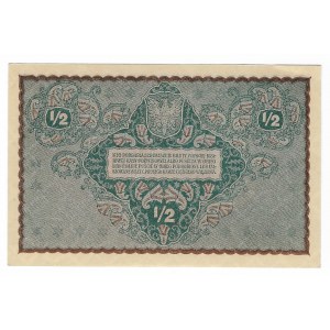 1/2 der polnischen Mark 1919