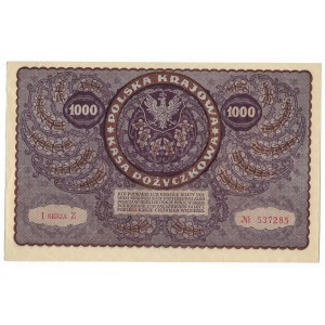 1,000 Polish marks 1919, 1st Series Z