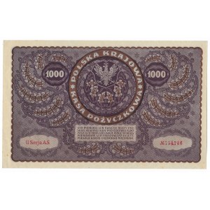 1.000 Polnische Mark 1919, 2. Serie AS