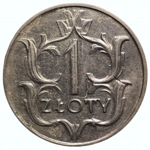 1 Zloty 1929 - Fälschung der Zeit