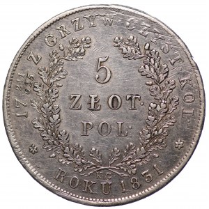 5 złotych, 1831 KG, Warszawa