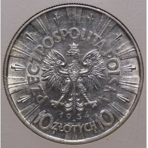 10 złotych 1934, Piłsudski