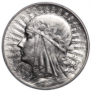 5 złotych 1933, głowa kobiety