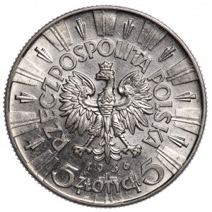 5 Zloty 1936, Piłsudski