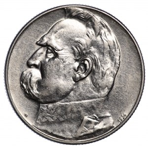 5 gold 1934, Pilsudski - Strzelecki