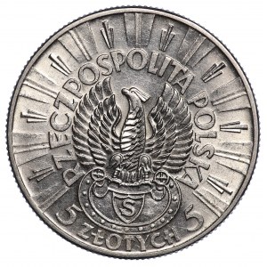 5 gold 1934, Pilsudski - Strzelecki