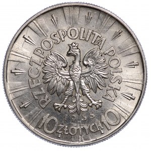 10 Zloty 1935, Piłsudski