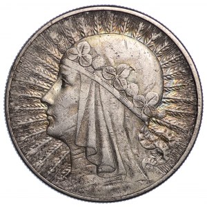 10 Gold 1932, weiblicher Kopf BZ