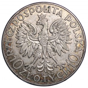 10 złotych 1932, głowa kobiety BZ